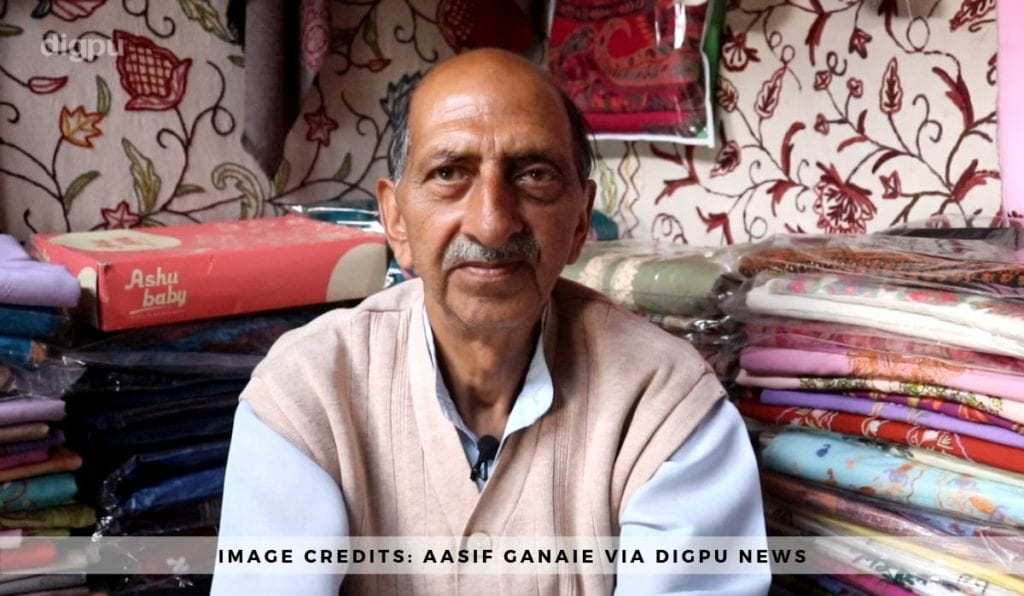 Abdul Majeed Shah - Making shawls for 40 years in Kashmir - Digpu