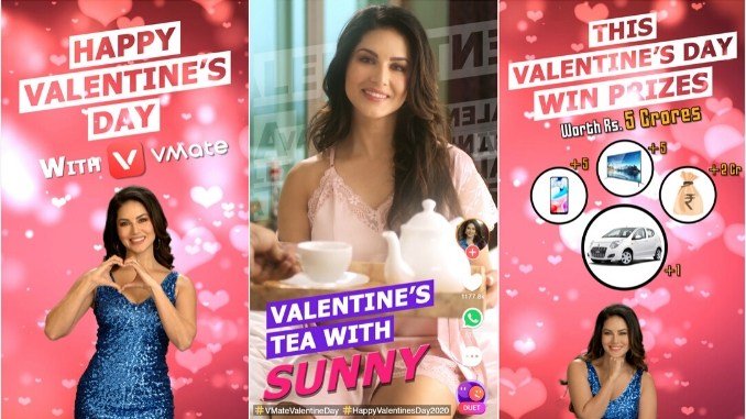 Check out Sunny Leone serving tea on VMate