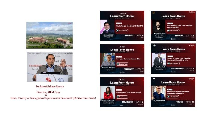 SIBM Pune launches unique initiative to continue corporate engagement amid COVID-19 crisis - Digpu