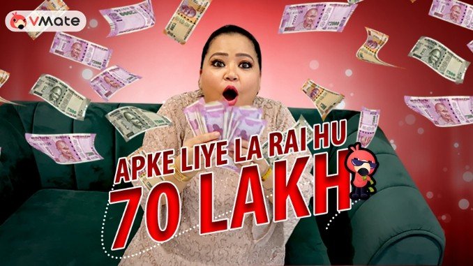 Entertainment News Digpu - Bharti’s hilarious take on VMate #GharBaitheBanoLakhpati winning entries