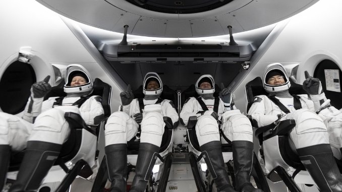 SpaceX Launches 4 Astronauts in Space, SpaceX's First Human Attempt
