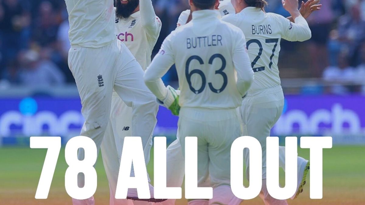 Headingley Test: Anderson can’t hide excitement as England bowls out India for 78 runs