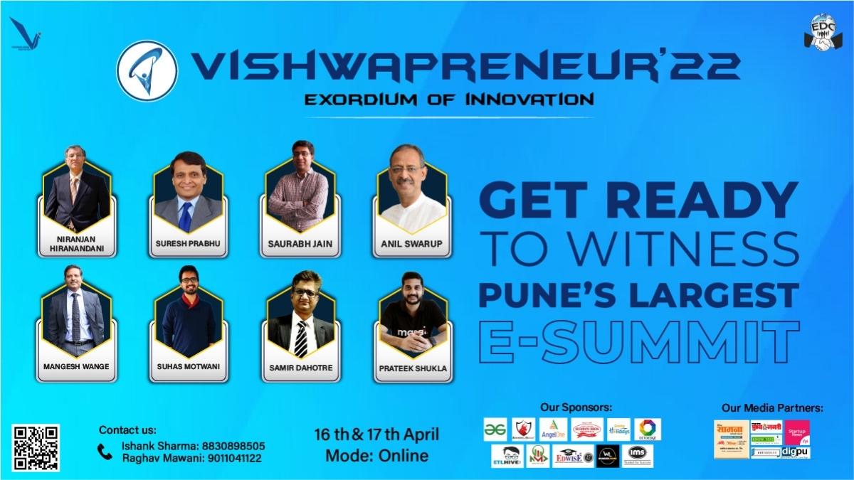 EDC VIIT Pune to hold Global E- Summit Vishwapreneur’22