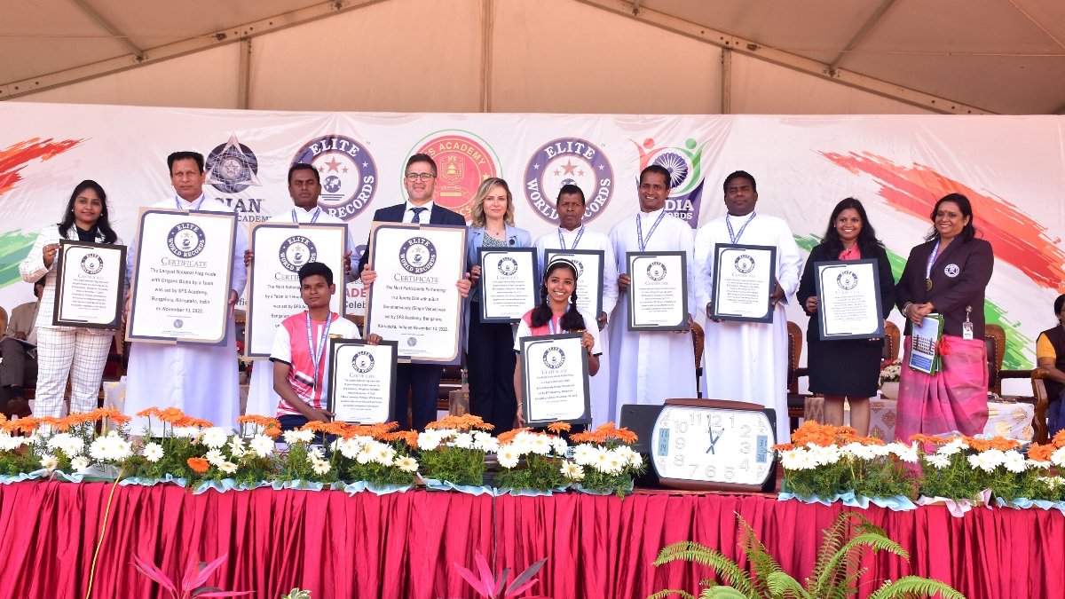 SFS Academy creates a Benchmark by accomplishing Three Elite World Records consecutively