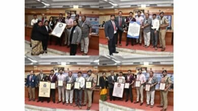 Tiruvannamalai District in TN bagged Elite World Records for establishing 1333 Ground water Recharge Shafts to defunct borewells
