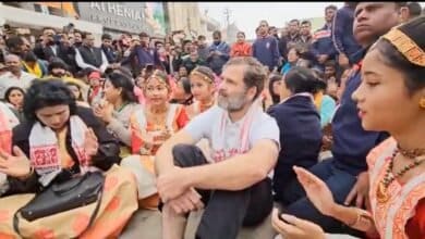 Congress Leader Rahul Gandhi in Assam